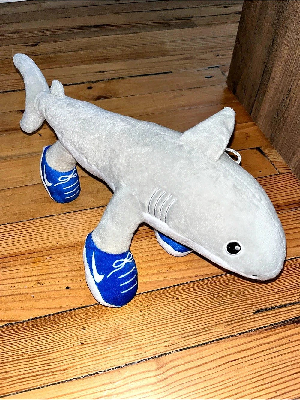 Shark Plushie with Blue Sneakers - SMALL